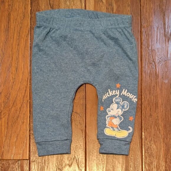 Disney Baby Mickey 3 Piece Outfit, Blue, Size 6-9 Months - Picture 5 of 12